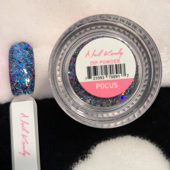 Nail Kandy Halloween Nail Dip Powders Gift Set - Purple and Blue Glitter - New - Picture 6 of 10